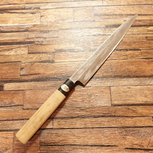 Kikusue Yanagiba Knife, Sharpened, Sashimi Knife, Hagane Steel, 210mm