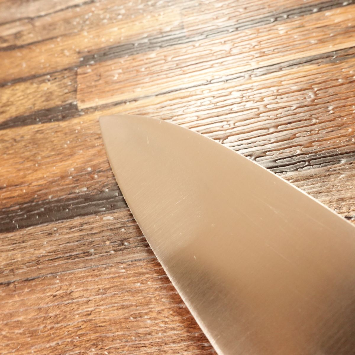 Ikkaku Aji Cutter Knife, Sharpened, Small Deba Knife, Special Stainless Steel, Custom Edition, 100mm