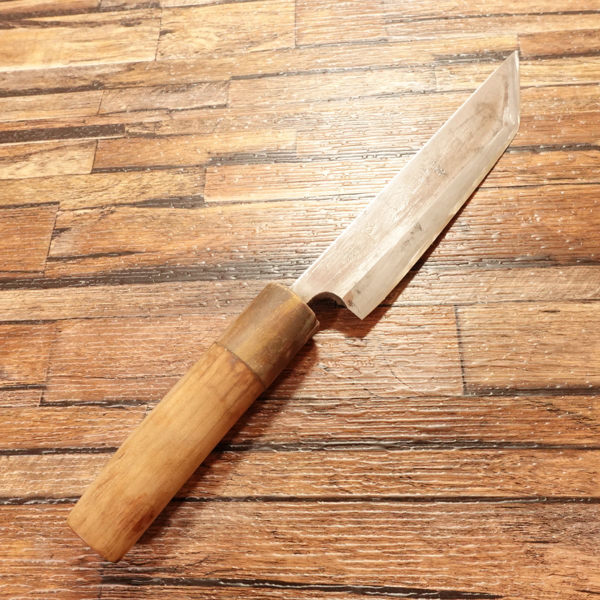 Hisamoto Unagi-Saki Knife, Water Buffalo Handle, Eel Knife, Hagane Steel, Special Selection, 160mm