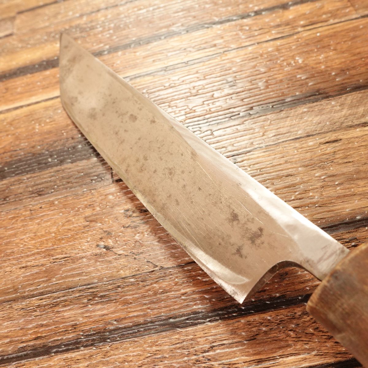 Hisamoto Unagi-Saki Knife, Water Buffalo Handle, Eel Knife, Hagane Steel, Special Selection, 160mm