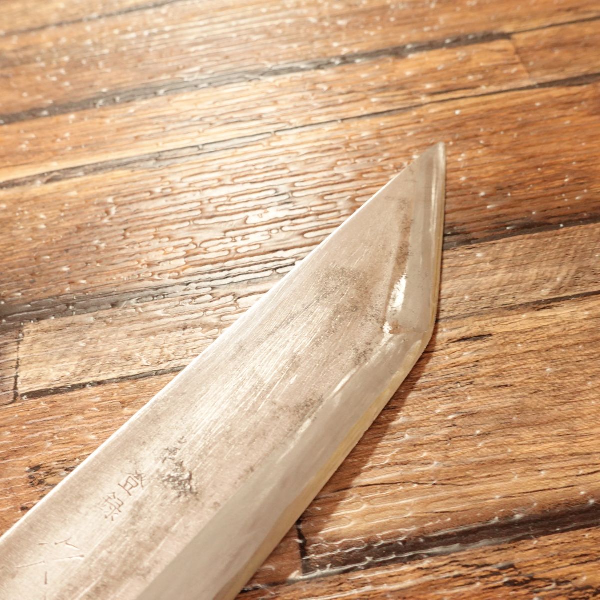 Hisamoto Unagi-Saki Knife, Water Buffalo Handle, Eel Knife, Hagane Steel, Special Selection, 160mm