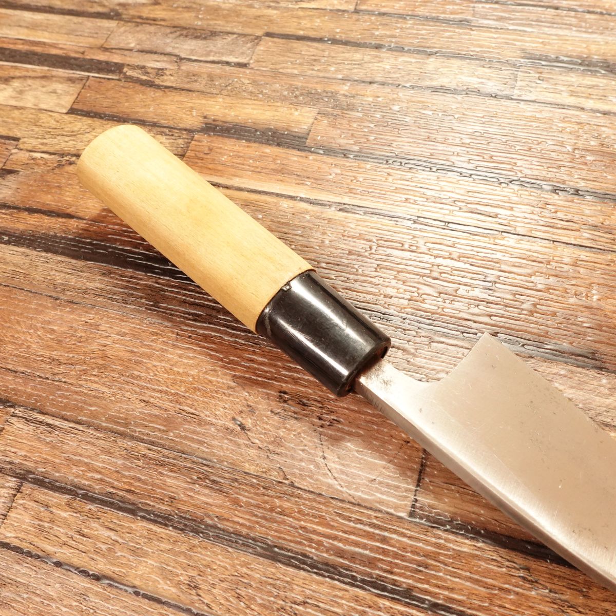 Sekimagoroku Aji-Kiri Knife, Sharpened, Ginju, Small Deba Knife, Hagane Steel, 105mm