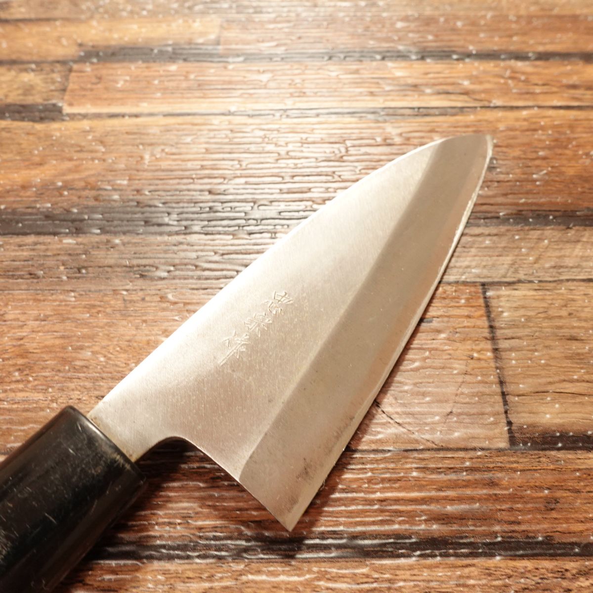 Tadamune Aji-Kiri Knife, Sharpened, Small Deba Knife, Masterpiece, Tadamune Saku, Hagane Steel, 105mm