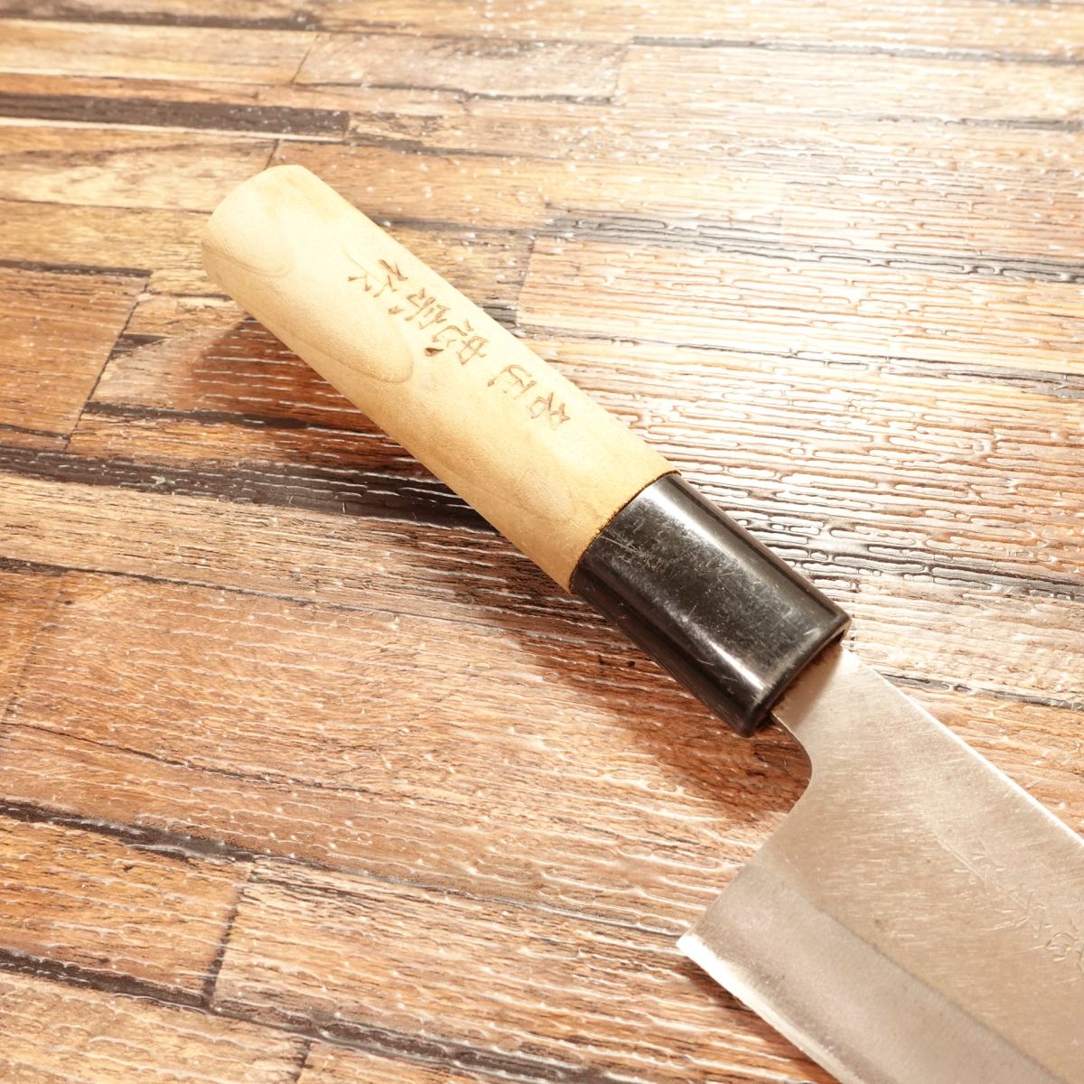 Tadamune Aji-Kiri Knife, Sharpened, Small Deba Knife, Masterpiece, Tadamune Saku, Hagane Steel, 105mm