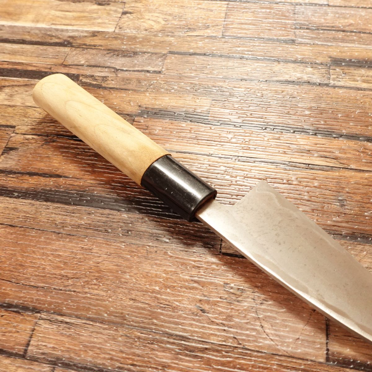 Tadamune Aji-Kiri Knife, Sharpened, Small Deba Knife, Masterpiece, Tadamune Saku, Hagane Steel, 105mm