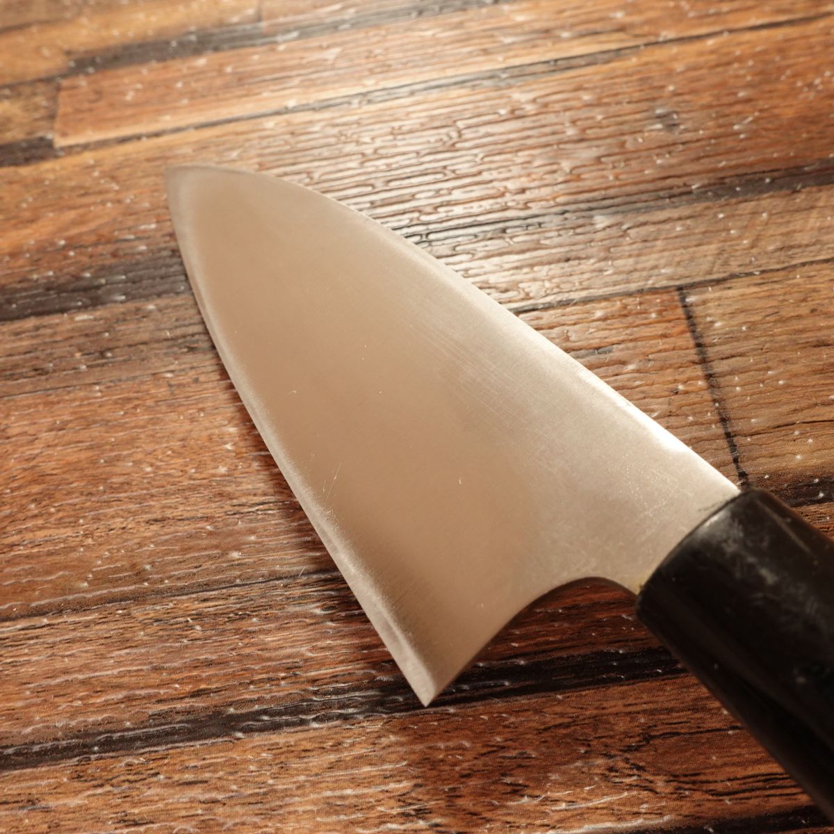 Touto Sansui Aji-kiri Knife, Sharpened, Ko-Deba Style, Stainless Steel, 105mm