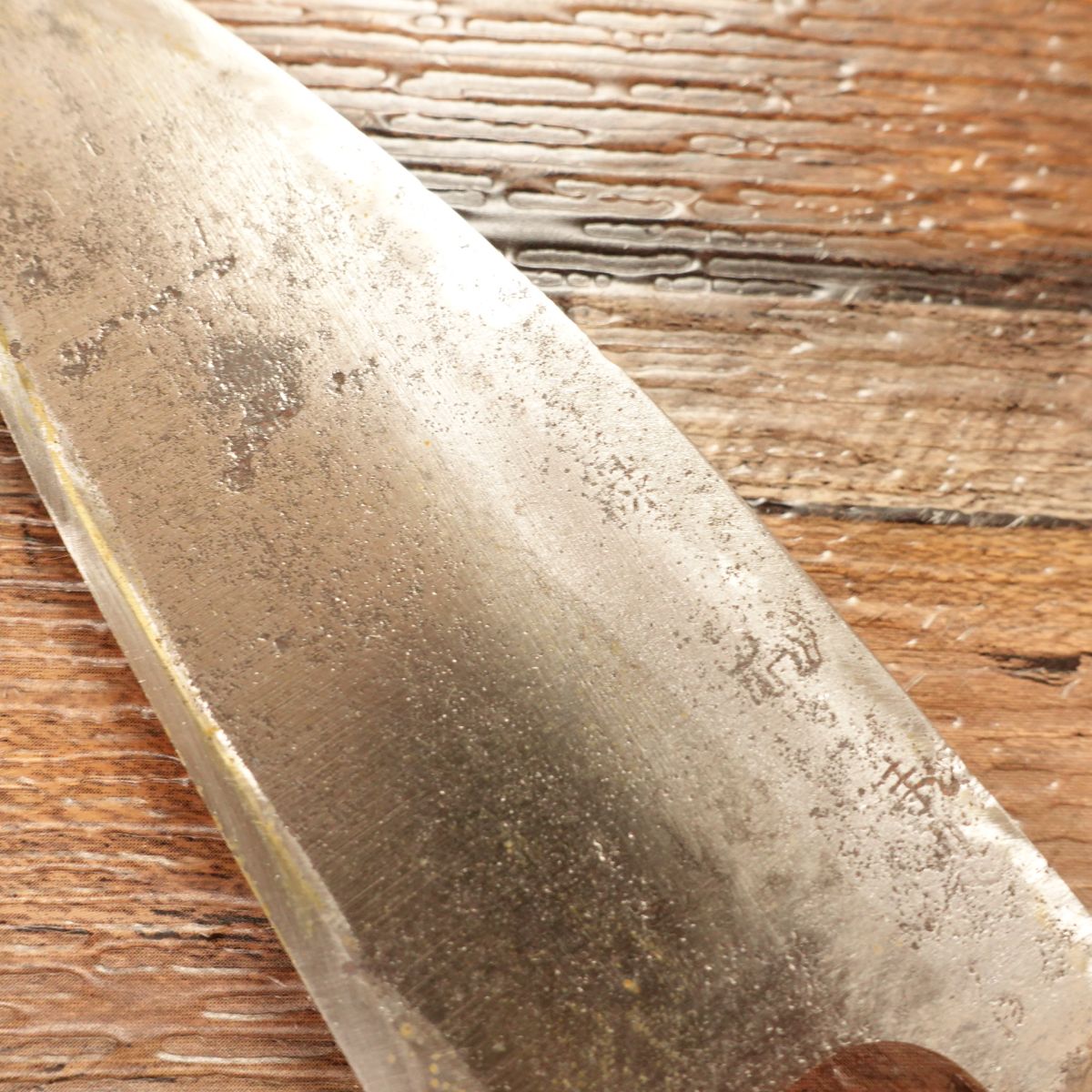 Echizen Cat Mark Aji-kiri Knife, Sharpened, Ko-Deba Style, “Special Make”, 100mm