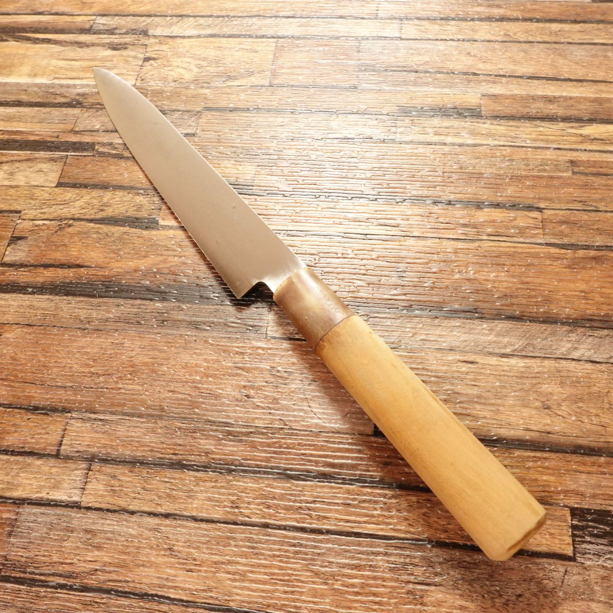 Mosaku Yanagiba Knife, Sharpened, Sashimi Knife, Marble Handle, Light Use, 185mm
