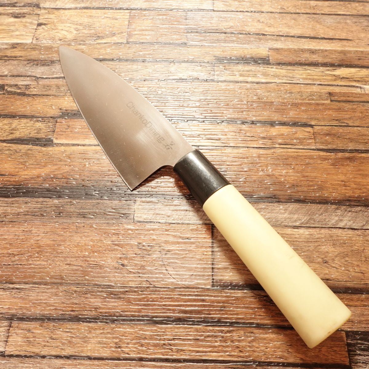 Chanko Dining Waka Deba Knife, Sharpened, All-Purpose Fish Knife, Aji-Kiri, Stainless Steel, 135mm