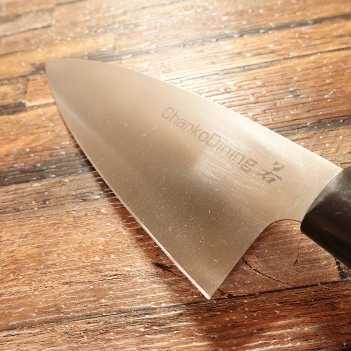Chanko Dining Waka Deba Knife, Sharpened, All-Purpose Fish Knife, Aji-Kiri, Stainless Steel, 135mm