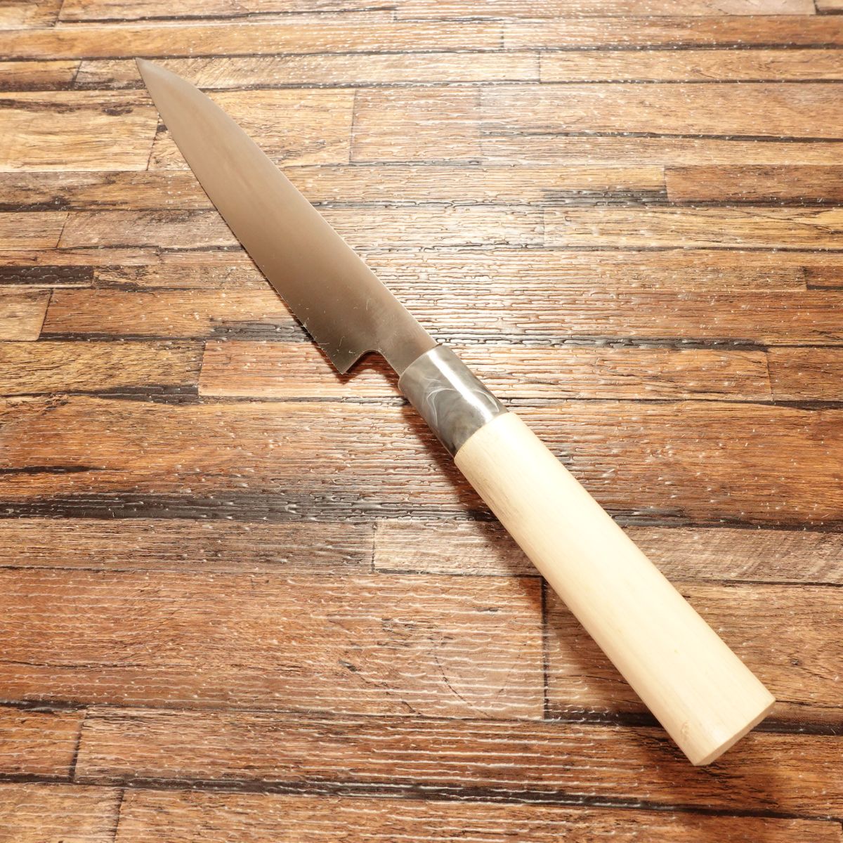 Seki Magoroku Yanagiba Knife, Sharpened, Ginju Series, Sashimi Knife, EDGE ST, Marble Handle, Minimal Signs of Use, 185mm