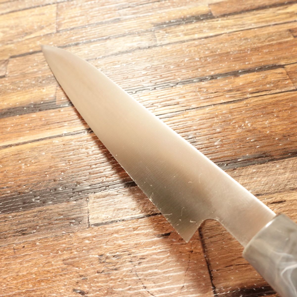 Seki Magoroku Yanagiba Knife, Sharpened, Ginju Series, Sashimi Knife, EDGE ST, Marble Handle, Minimal Signs of Use, 185mm