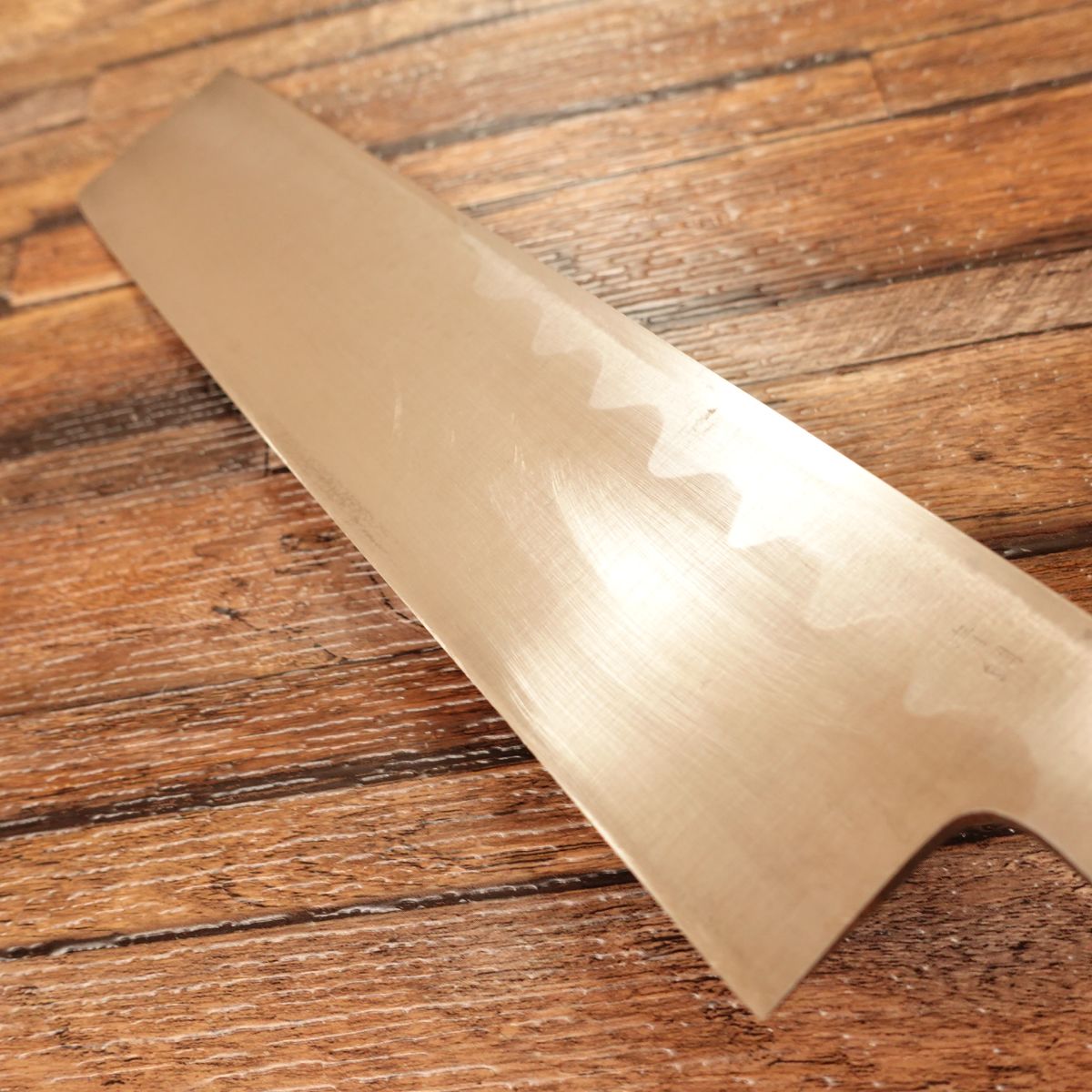 Yasuyuki Usuba Knife, Sharpened, Water Buffalo Handle, Aogami Steel, Single Bevel, Nakiri