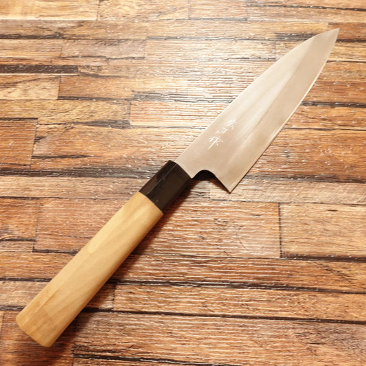 Hiromasa Funayuki Knife, Sharpened, Ai-Deba, Special Steel, Filleting Knife, Stainless Steel