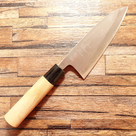 Sekimagoroku（関孫六）Ginju Honko Deba Knife, Sharpened, Carbon Steel