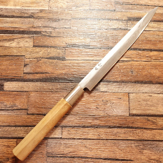Kikuichimonji Norimune Yanagiba Knife, Sharpened, Sashimi Knife, Futamiura, Yamaguchi