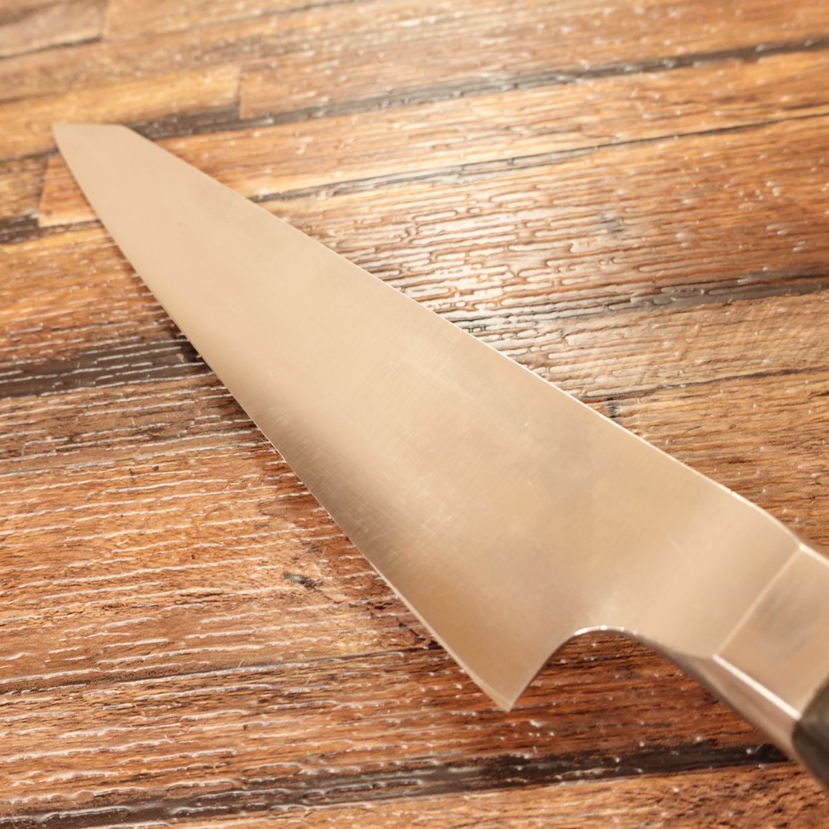 Glestain Boning Knife, Sharpened, Bone-Suki Knife, Stainless Steel, Dimpled, Nearly Single Bevel (9:1), Glestain