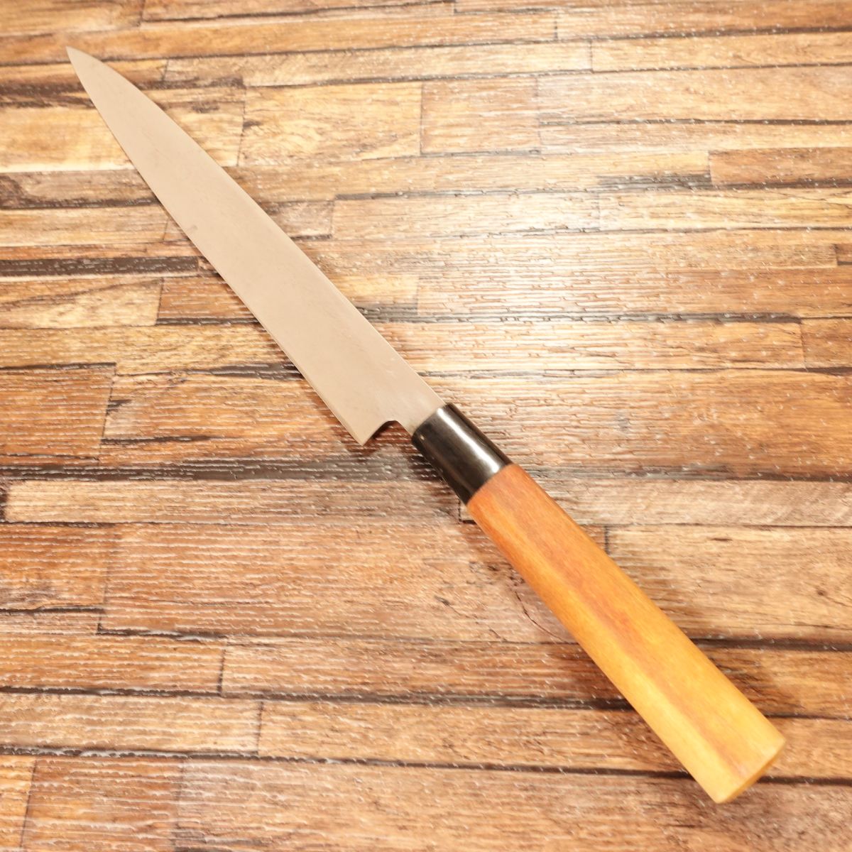 Kiyotuna Yanagiba Knife, Sharpened, Sashimi Knife, Minimal Signs of Use, Made by Kiyotuna