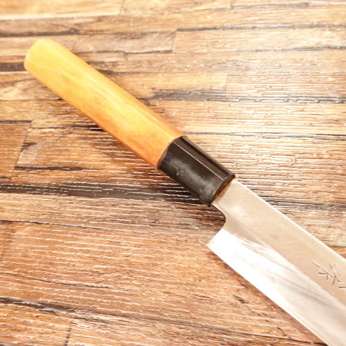 Kiyotuna Yanagiba Knife, Sharpened, Sashimi Knife, Minimal Signs of Use, Made by Kiyotuna