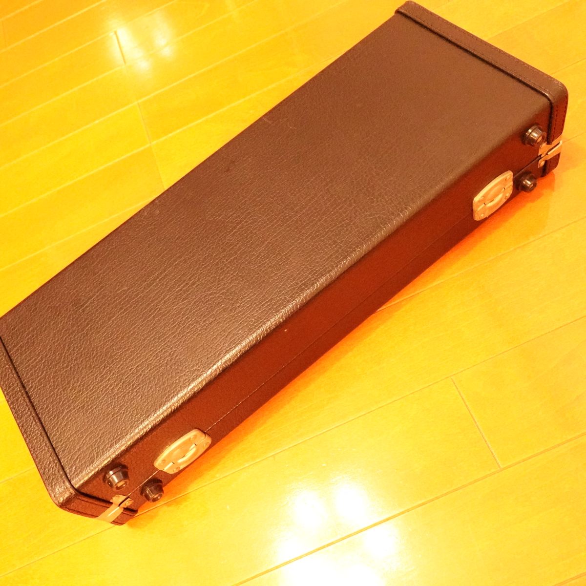 Hard Case for Kitchen Knives, Black, Knife Storage Case, Bag, Leather