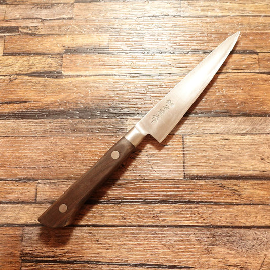 Masazumi Petty Knife, Sharpened, Fruit Knife, Hagane Steel, Engraved "Registered Masazumi"