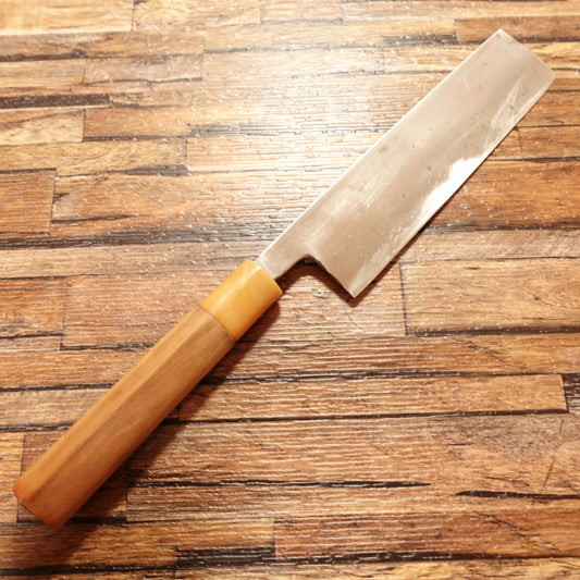 Gokujo Premium Nakiri Knife, Sharpened, Vegetable Knife, Usuba, Hagane Steel