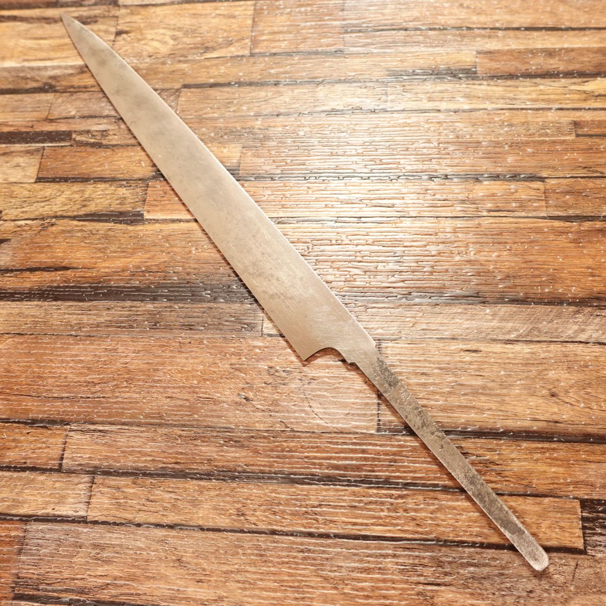 Unfinished Custom Yanagiba Knife, No Edge, Sashimi Knife, Right-Handed, Needs Final Sharpening, 245mm