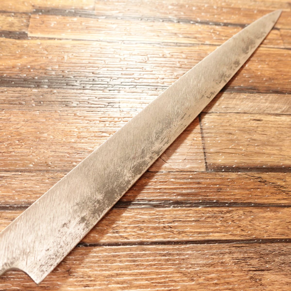 Unfinished Custom Yanagiba Knife, No Edge, Sashimi Knife, Right-Handed, Needs Final Sharpening, 245mm