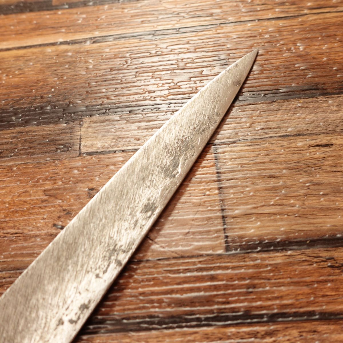 Unfinished Custom Yanagiba Knife, No Edge, Sashimi Knife, Right-Handed, Needs Final Sharpening, 245mm