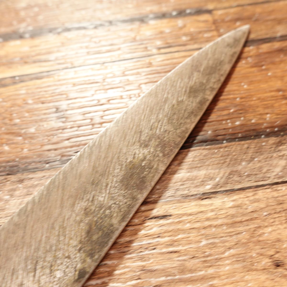 Unfinished Custom Yanagiba Knife, No Edge, Sashimi Knife, Right-Handed, Needs Final Sharpening, 215mm