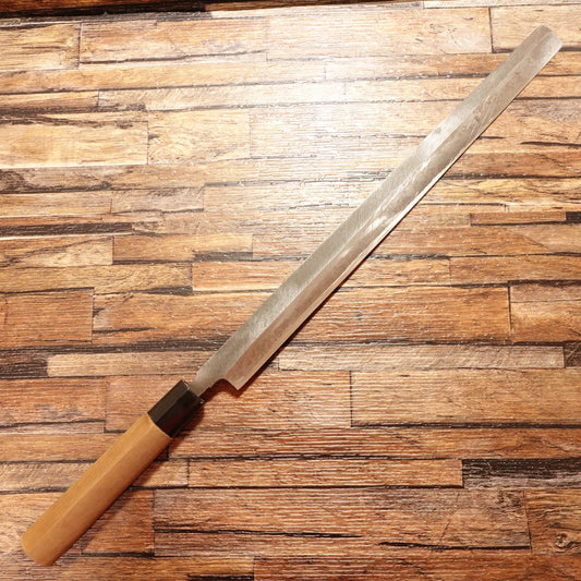 Unsigned Custom Tako-Hiki Knife, Sharpened, Sashimi Knife, Custom-Made Octopus Cutter, 335mm