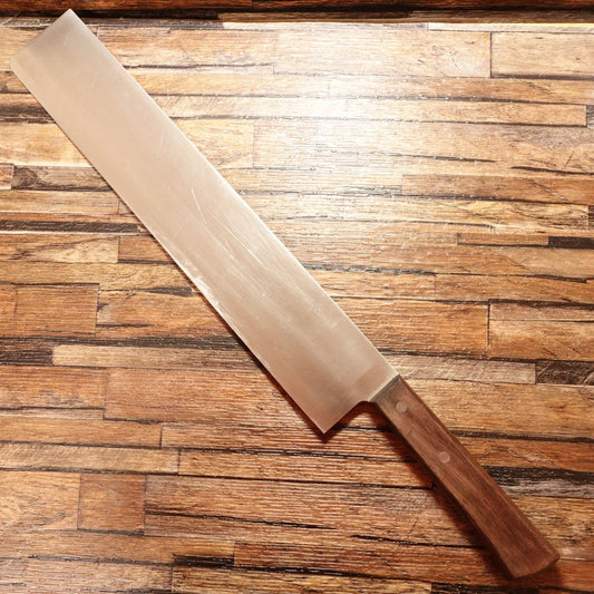 Stainless Steel Suika Knife, Sharpened, Giant Watermelon Cutter, 360mm