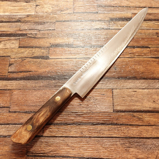 Doi Masaru Gyuto Knife, Sharpened, Minamoto Masamori Make, All-Purpose Knife, Hagane Clad