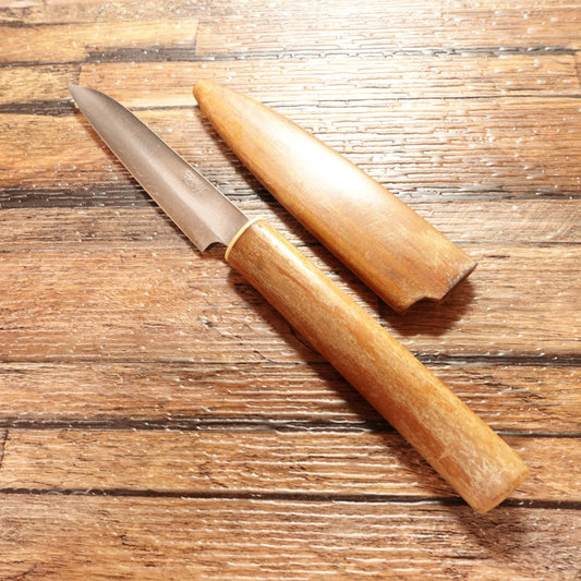 Sekimagoroku（関孫六）Petty Knife, Sharpened, Fruit Knife, Includes Wooden Sheath, Mini Knife