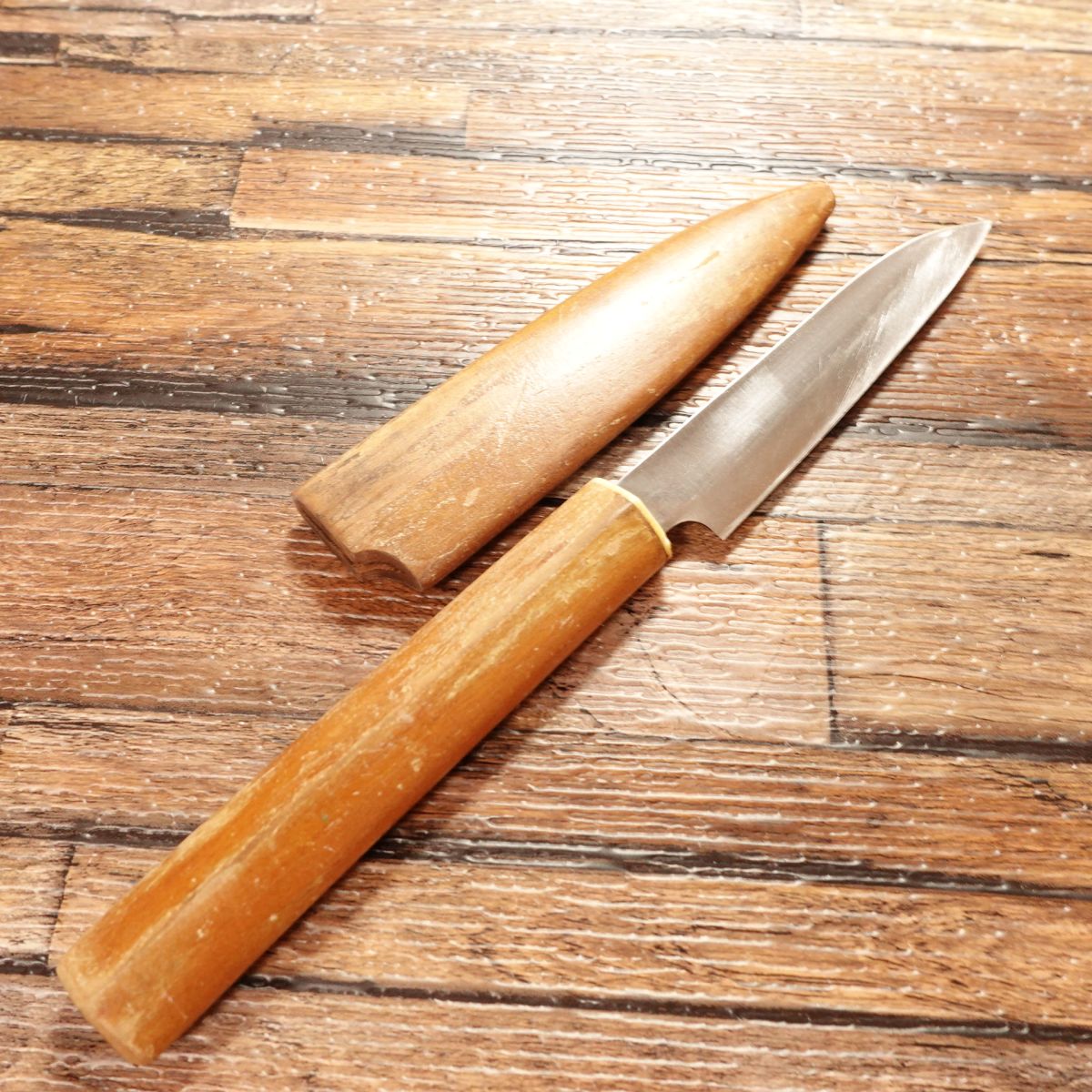 Sekimagoroku（関孫六）Petty Knife, Sharpened, Fruit Knife, Includes Wooden Sheath, Mini Knife