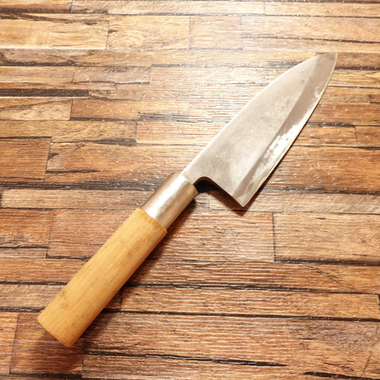 Sakai Takamori Deba Knife, Sharpened, Thick Blade, 165mm