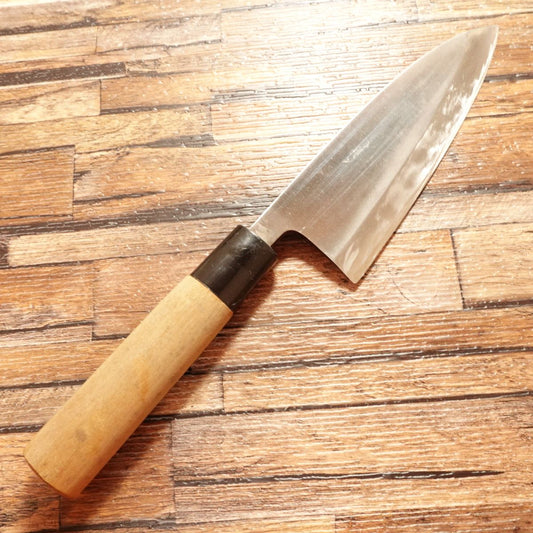 Sekimagoroku（関孫六）Deba Knife, Sharpened, Faint Signature, 150mm