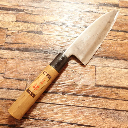 Zuisho Ai-Deba Knife, Sharpened, Thin Deba, Aji-Kiri