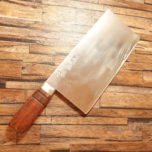 Sugimoto Chinese Cleaver, Sharpened, No. 6, Hagane Steel, Tokyo Sugimoto, Lightly Used, 220mm