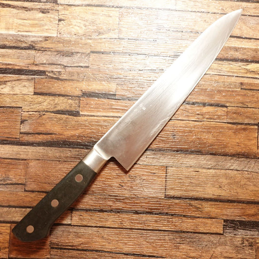 Kasumino Gyuto Knife, Sharpened, Damascus Chef's Knife, Kasumi Nagashi Style, All-Purpose Knife