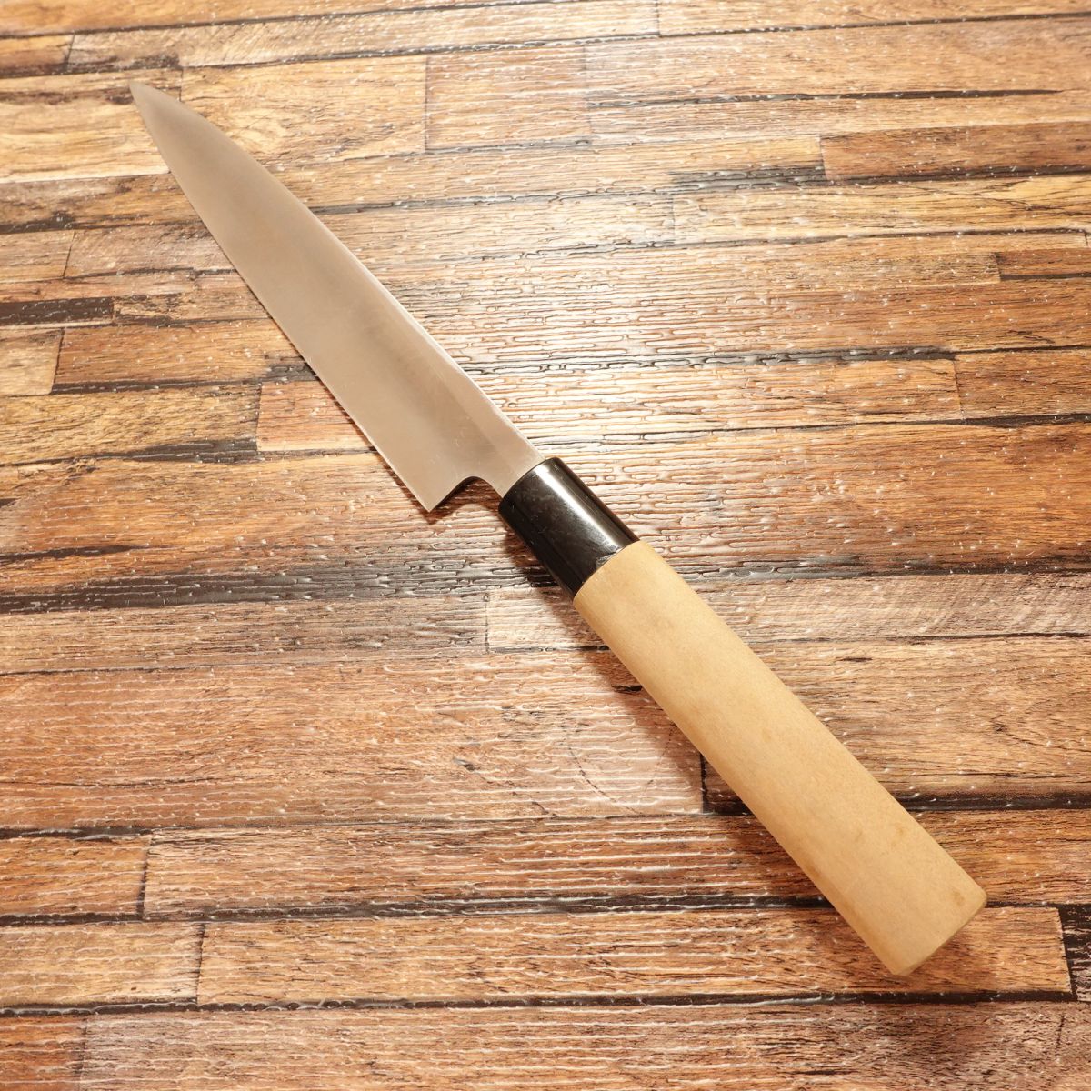 Aritsugu（有次）Yanagiba Knife, Sharpened, Sashimi Knife, Square Tip, Hagane Steel, Nearly Unused, 185mm