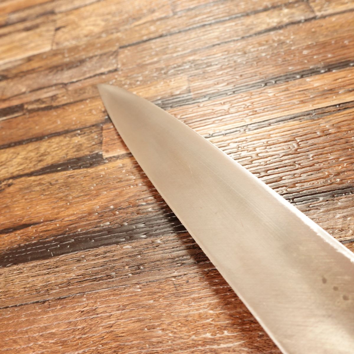 Aritsugu（有次）Yanagiba Knife, Sharpened, Sashimi Knife, Square Tip, Hagane Steel, Nearly Unused, 185mm