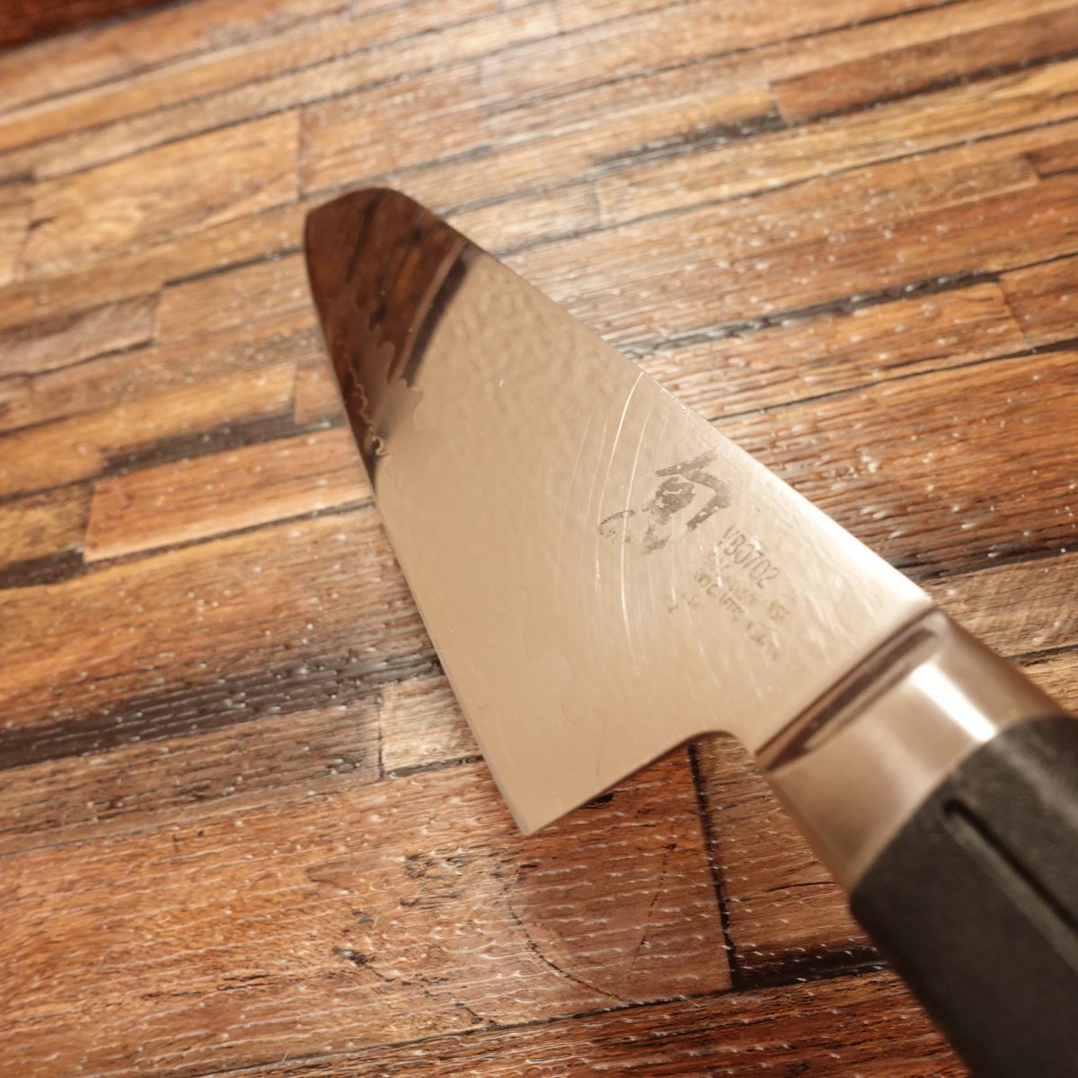 Shun SORA Santoku Knife, Sharpened, All-Purpose Knife, KAI VB0702, VG10 Steel, 180mm