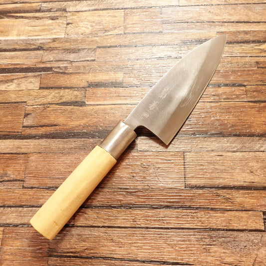 Kikuhide Deba Knife, Sharpened, Nearly Unused, Special Edition, 150mm