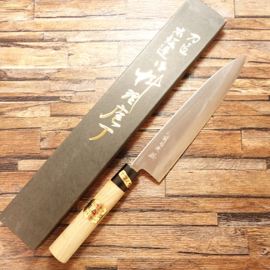 Echizen Kiyotsugu Mioroshi Knife, Sharpened, Aideba Knife, Unused, Boxed, Sealed, 220mm