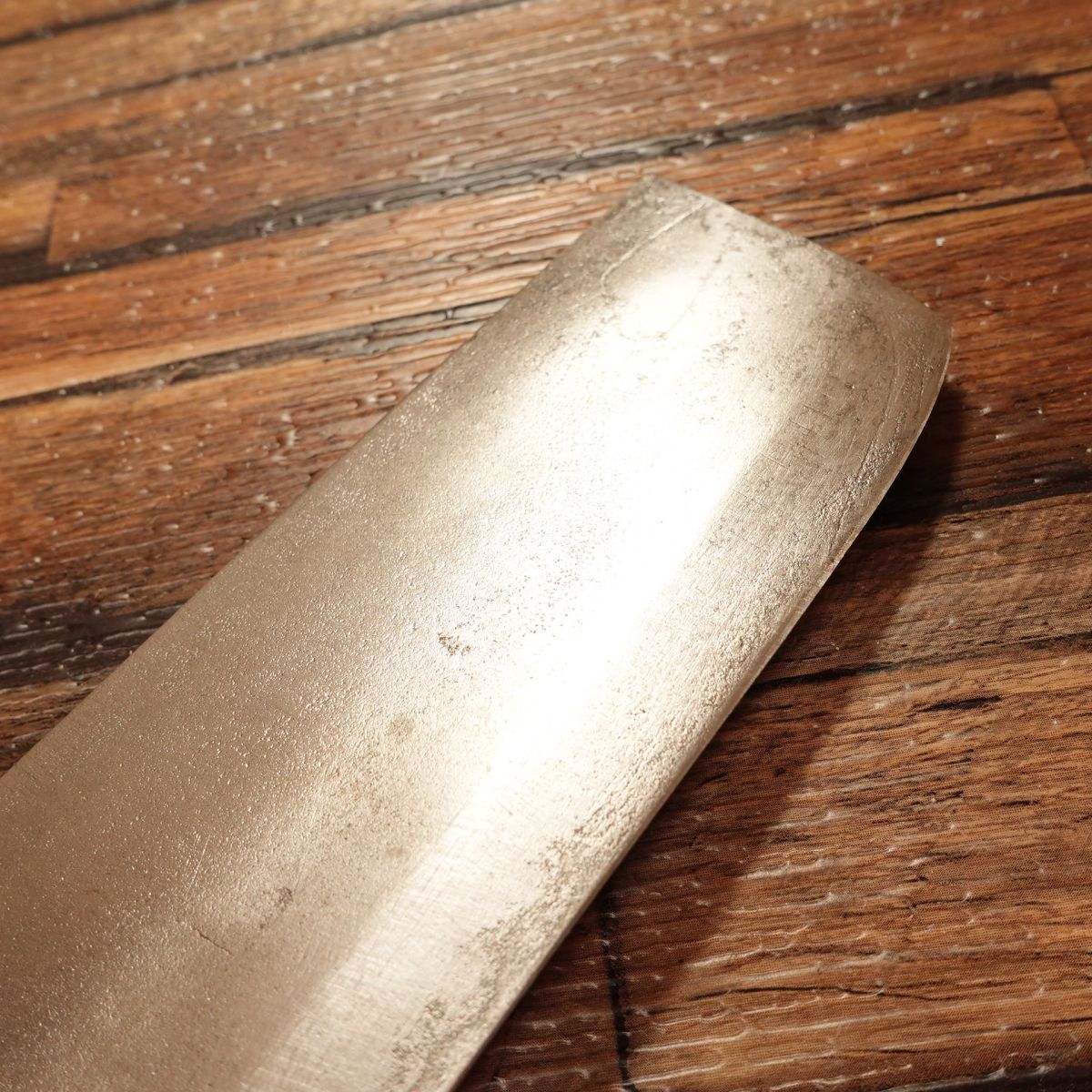 Sekimagoroku Nakiri Knife, Sharpened, Ginju, Honhagane Steel, Nakiri, Double-Bevel, 165mm