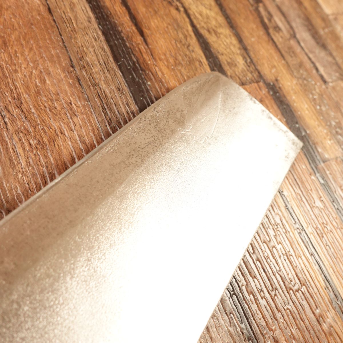 Sekimagoroku Nakiri Knife, Sharpened, Ginju, Honhagane Steel, Nakiri, Double-Bevel, 165mm