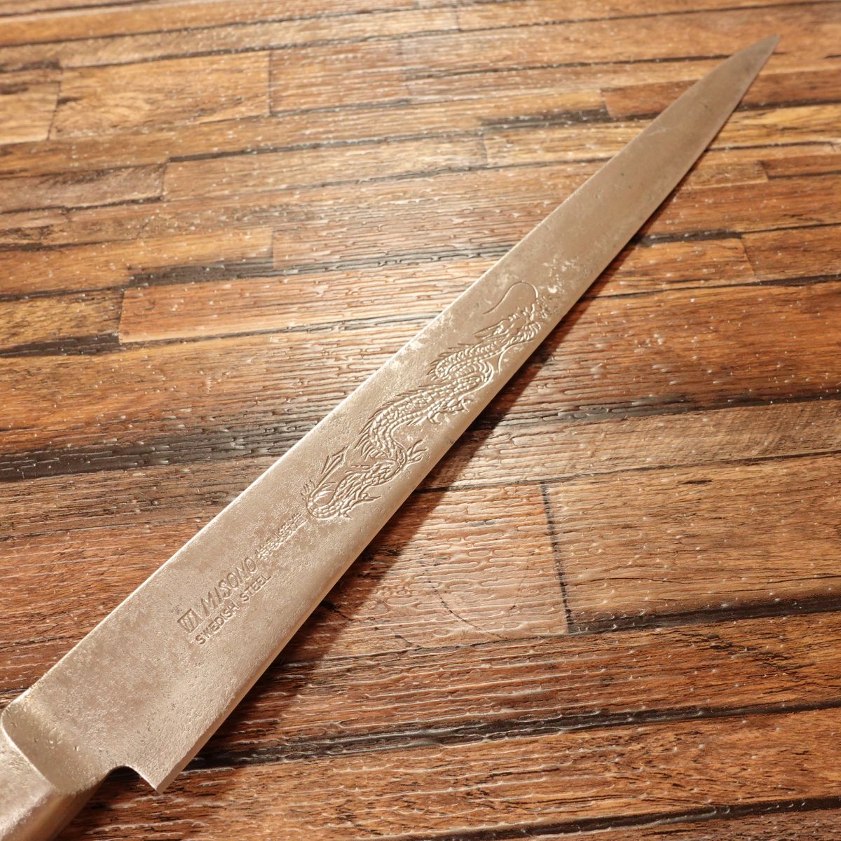 Misono Sujihiki Knife, Sharpened, Dragon Series, Sujihiki, Swedish Steel, Special Forged, 295mm