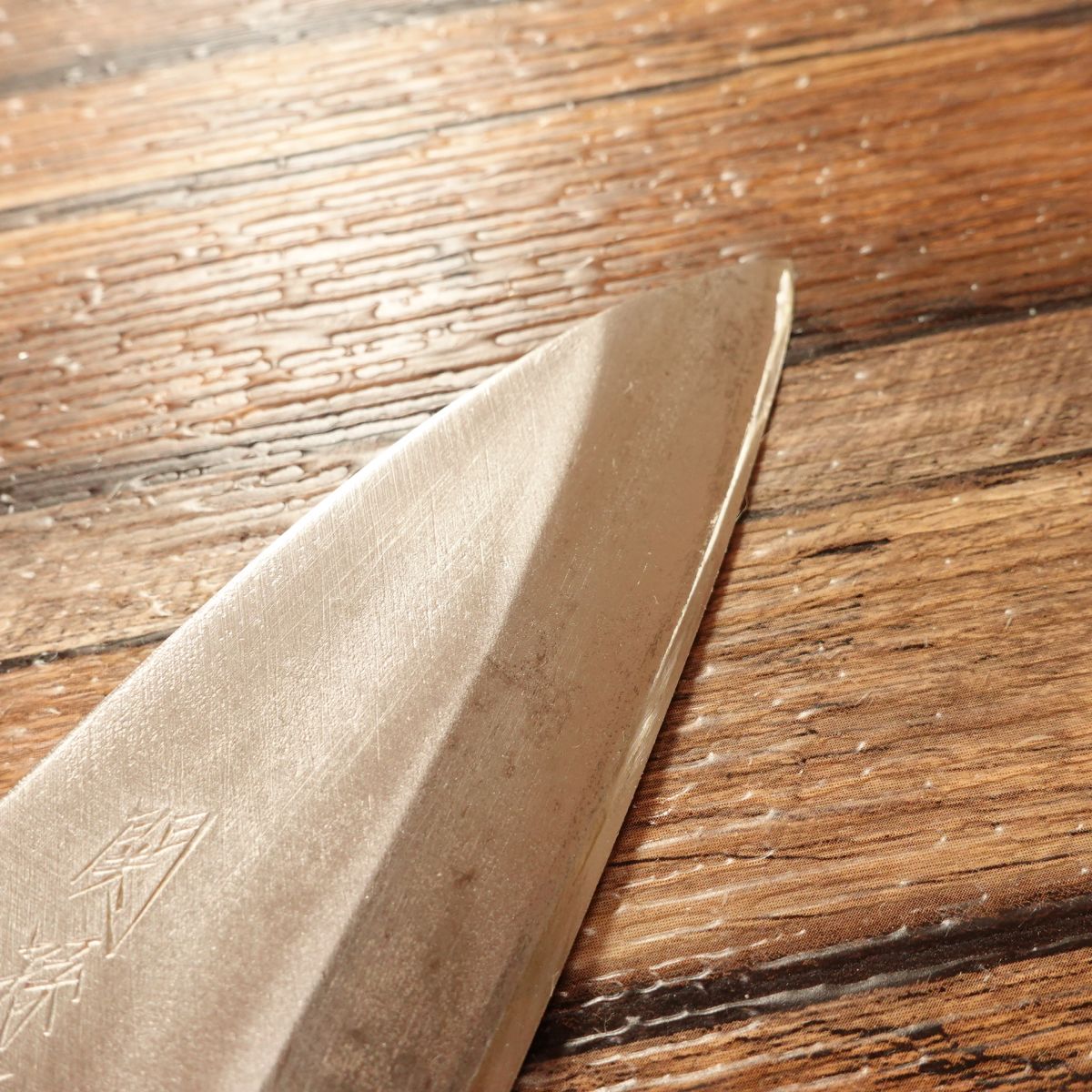 Sekimagoroku Deba Knife, Sharpened, Ginju, Small Ko-Deba, Aji-Kiri, 135mm