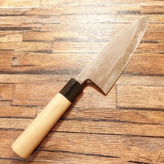 Sugimoto（杉本）Deba Knife, Sharpened, Tokyo Sugimoto, Hagane Steel, 155mm
